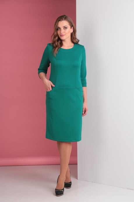 Платье Anastasia Mak 316 зеленый размер 54-64 #1