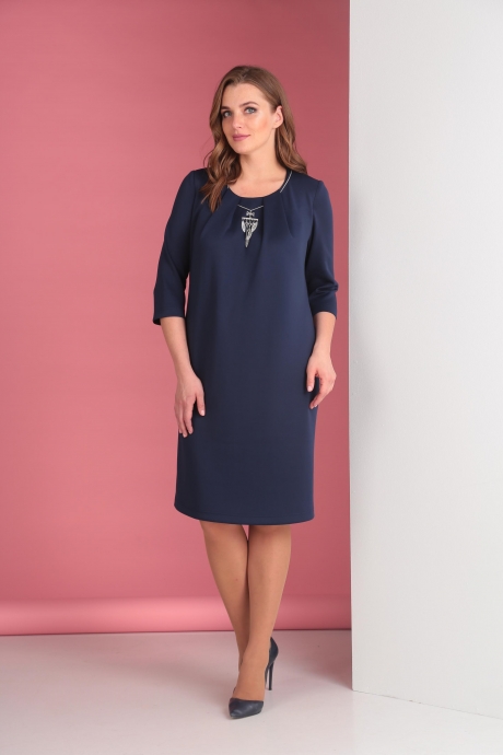 Платье Anastasia Mak 520 синий размер 48-64 #2