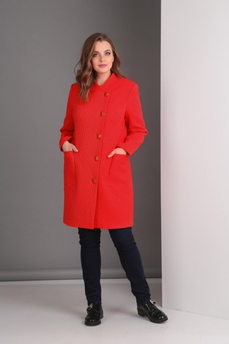 Пальто Anastasia Mak 361А красный размер 48-64 #2