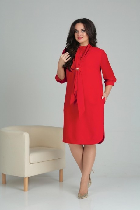 Платье Anastasia Mak 555 красный размер 50-60 #1