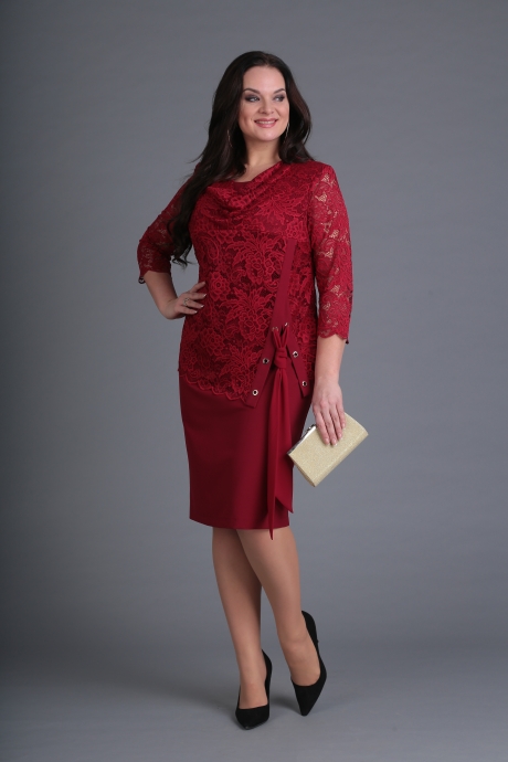 Вечернее платье Anastasia Mak 567 красный размер 50-60 #1