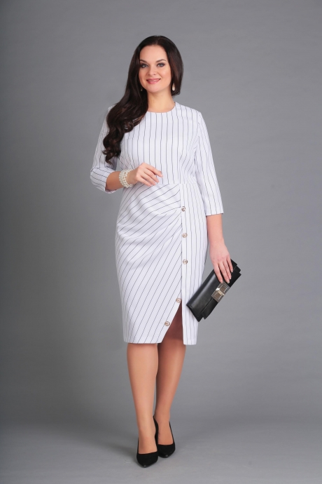 Платье Anastasia Mak 576 белый размер 50-60 #1