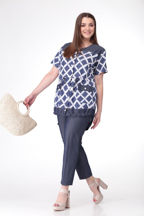 Anastasia Mak 618 бело-синий #1