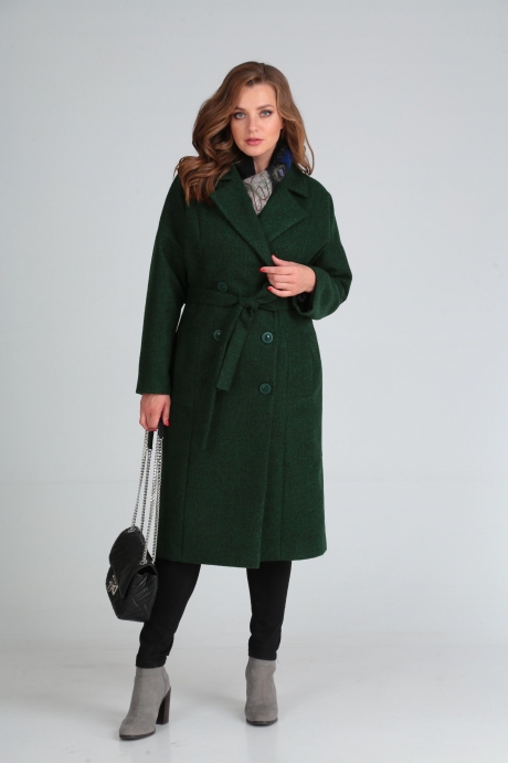 Пальто Anastasia Mak 638 зелёный размер 48-56 #1
