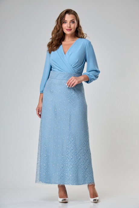 Платье Anastasia Mak 740 голубой размер 50-58 #1