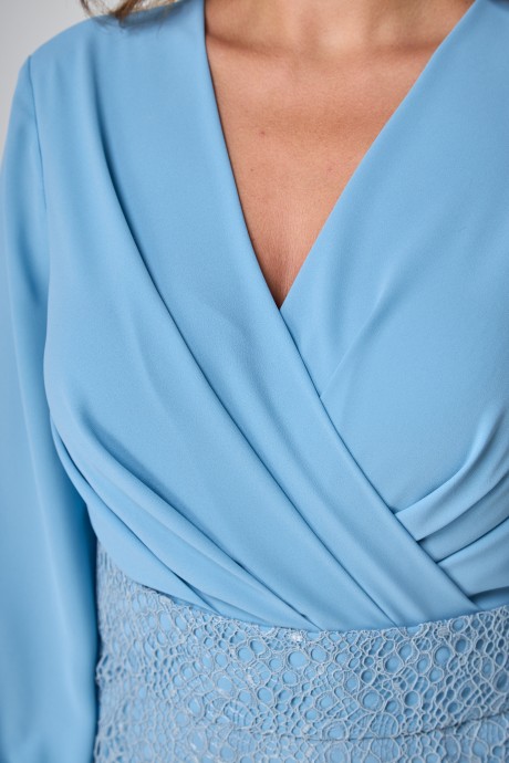 Платье Anastasia Mak 740 голубой размер 50-58 #6