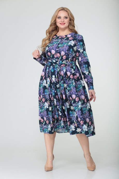Платье Anastasia Mak 786.1 мультиколор размер 50-60 #3