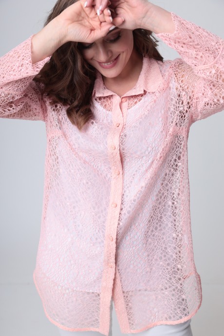 Рубашка Anastasia Mak 1020 розовый размер 48-58 #2