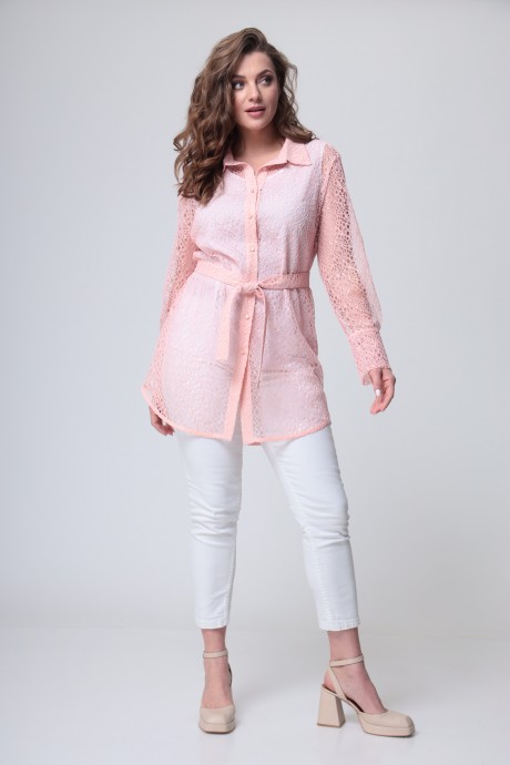Рубашка Anastasia Mak 1020 розовый размер 48-58 #5