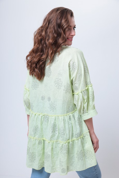 Блузка Anastasia Mak 1028 салатовый размер 50-60 #8