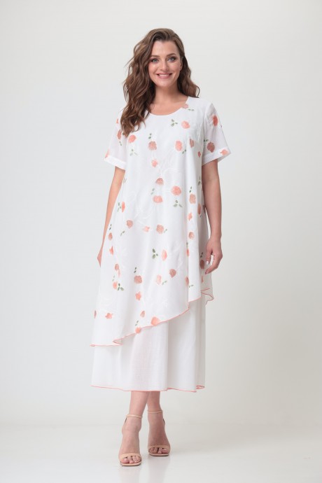 Платье Anastasia Mak 1043 белый размер 56-66 #1