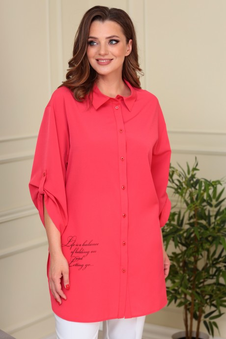 Блузка Anastasia Mak 856 красный размер 56-66 #1
