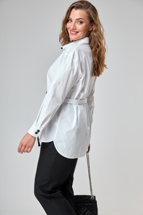 Блузка Anastasia Mak 1049 черно-белый размер 50-60 #6
