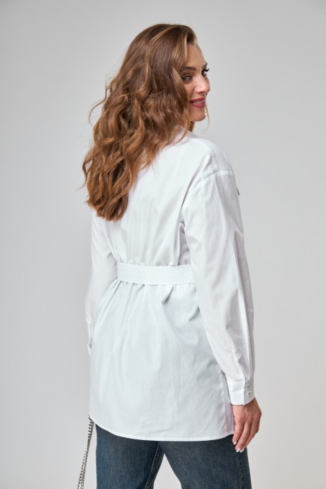 Блузка Anastasia Mak 1047 Белый размер 50-60 #7