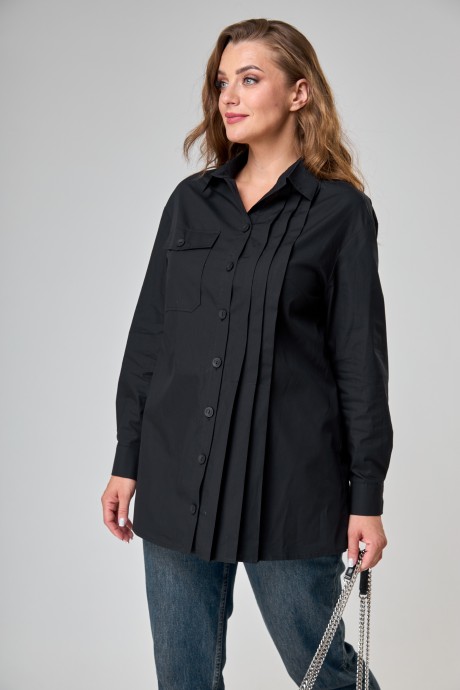 Блузка Anastasia Mak 1047 Черный размер 50-60 #4