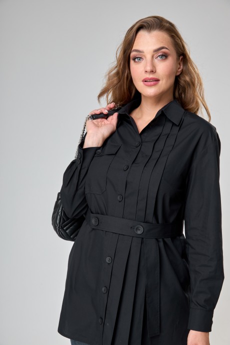Блузка Anastasia Mak 1047 Черный размер 50-60 #5