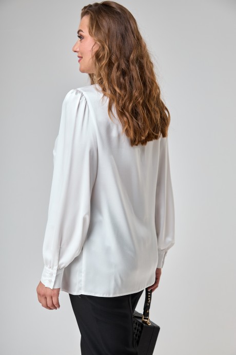 Блузка Anastasia Mak 1044 молочный размер 50-60 #3