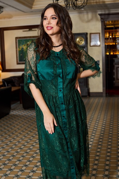 Вечернее платье Anastasia Mak 971 зеленый размер 48-58 #3