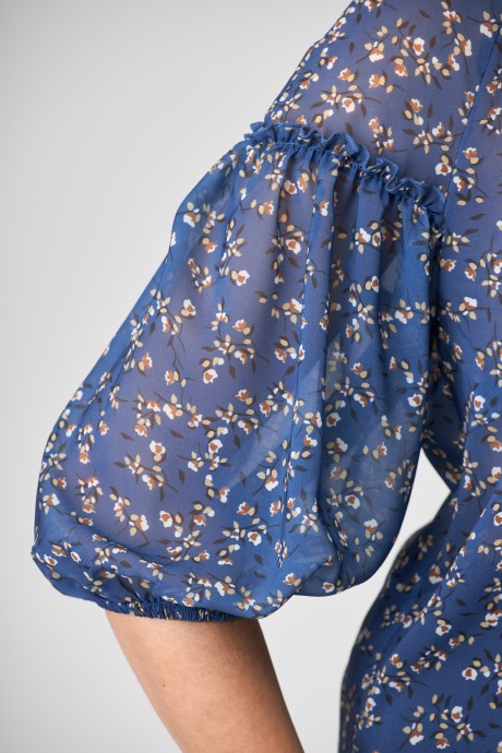 Блузка Anastasia Mak 1026 индиго размер 50-60 #6