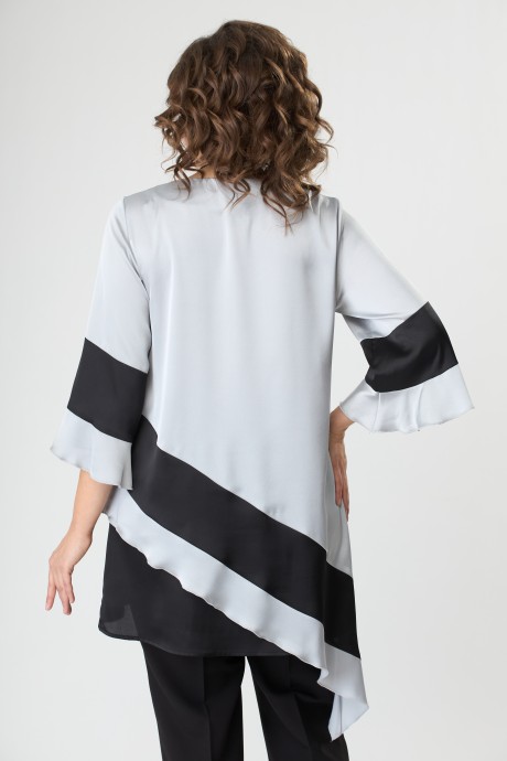 Блузка Anastasia Mak 1071 серый размер 50-66 #5