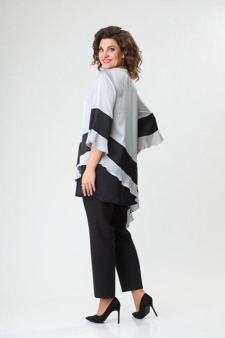 Блузка Anastasia Mak 1071 серый размер 50-66 #6