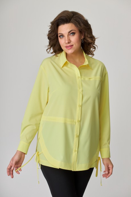Блузка Anastasia Mak 920 желтый размер 50-60 #4