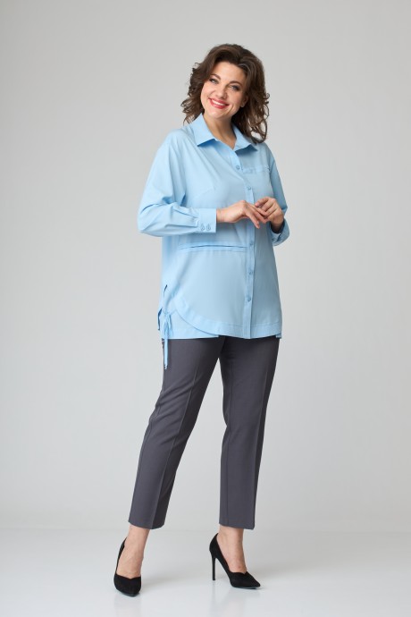 Блузка Anastasia Mak 920 голубой размер 50-60 #1