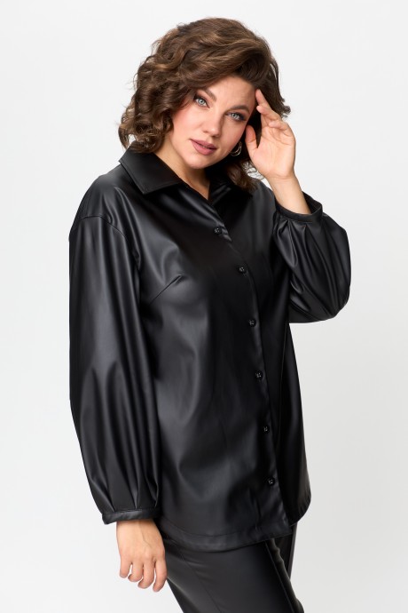 Рубашка Anastasia Mak 1139 черный размер 50-60 #1