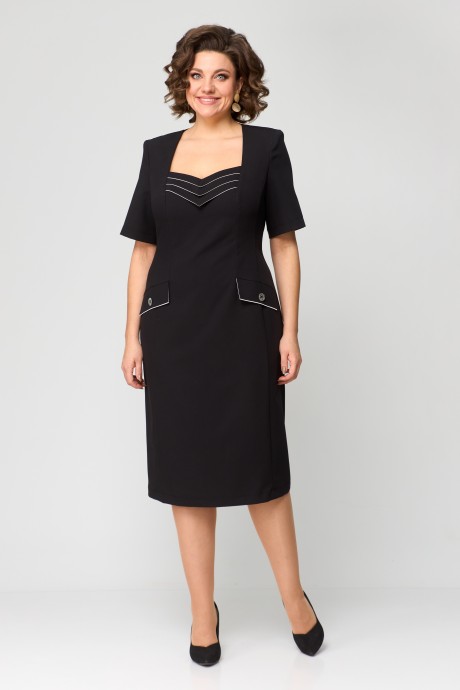 Платье Anastasia Mak 1164 черный размер 50-60 #2