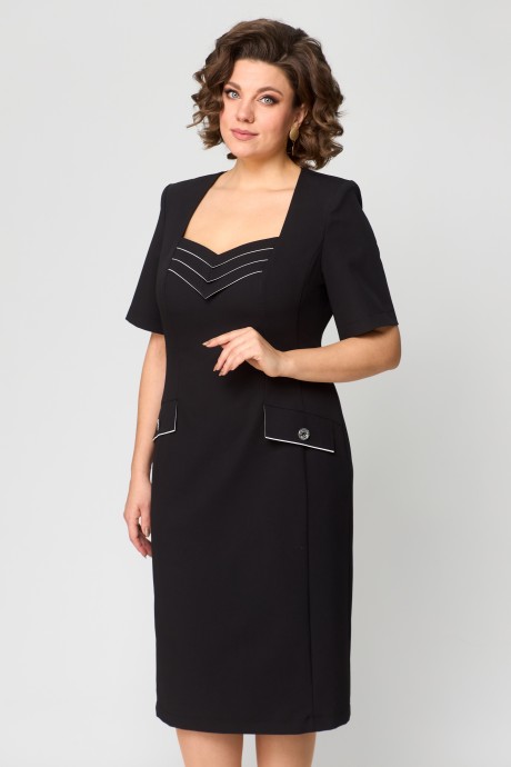 Платье Anastasia Mak 1164 черный размер 50-60 #3