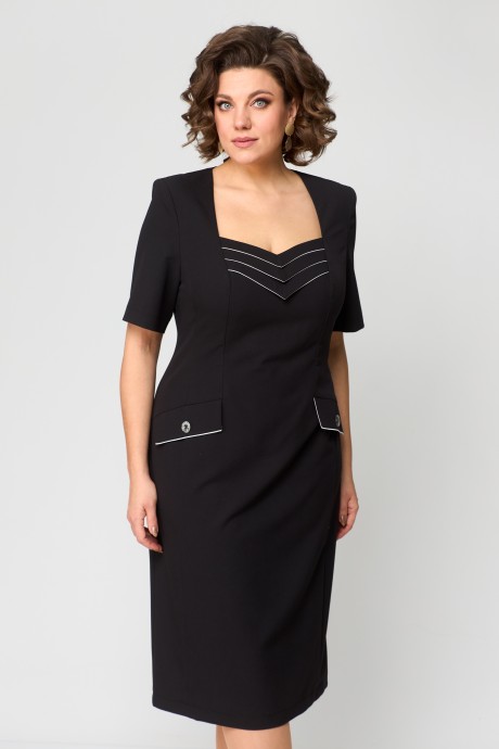 Платье Anastasia Mak 1164 черный размер 50-60 #4
