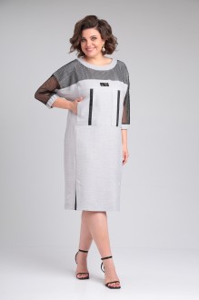 Платье Anastasia Mak 1174 серый #1
