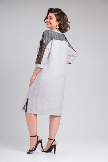 Платье Anastasia Mak 1174 серый размер 48-58 #6