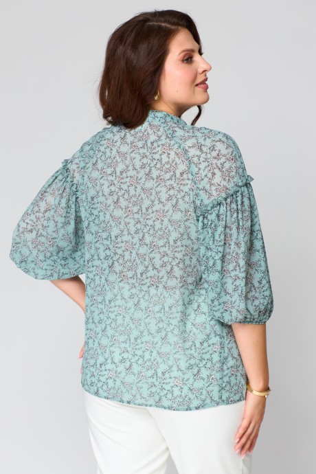 Блузка Anastasia Mak 1166 мята размер 50-60 #7