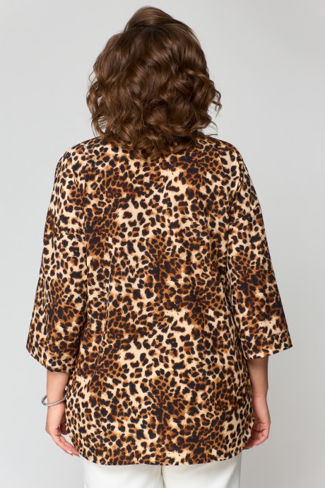 Блузка Anastasia Mak 1189 черно-коричневый размер 50-60 #9