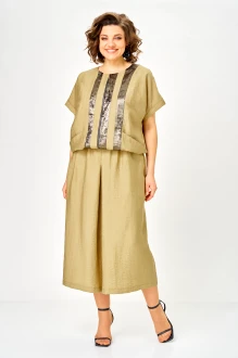 Юбочный костюм Anastasia Mak 1320 горчица