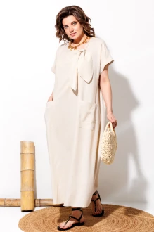 Платье Anastasia Mak 1326 бежевое