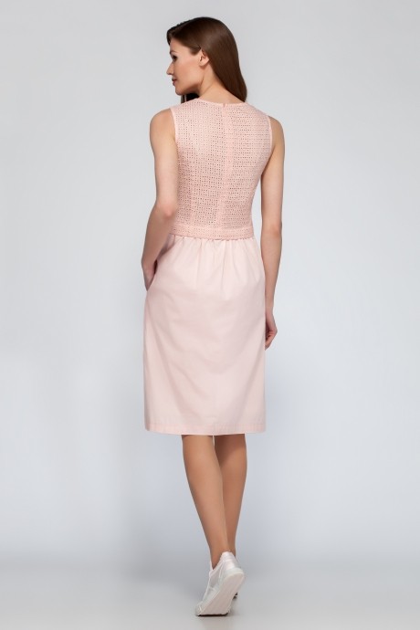 Платье DЕESSES 1221 розовый размер 42-50 #2