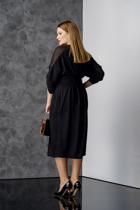 Вечернее платье DЕESSES 1016 чёрный размер 52-60 #3