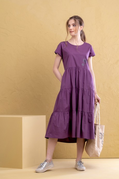 Платье DЕESSES 1099 /1 фиолет размер 44-50 #1