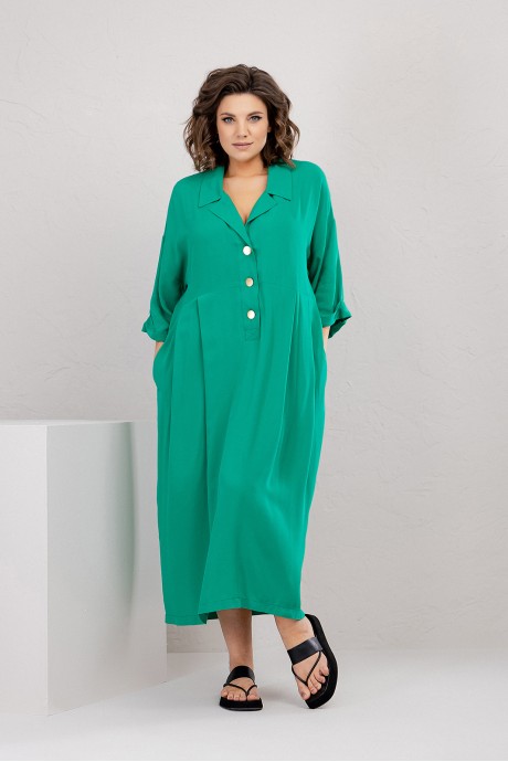 Платье DЕESSES 1140 зеленый размер 50-58 #3