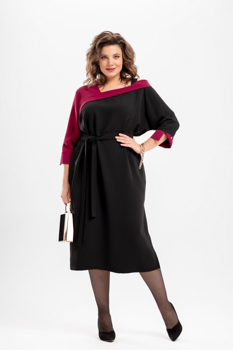 Платье DЕESSES 1115 черный размер 50-58 #4