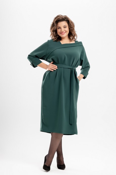 Платье DЕESSES 1115.1 зеленый размер 50-58 #3