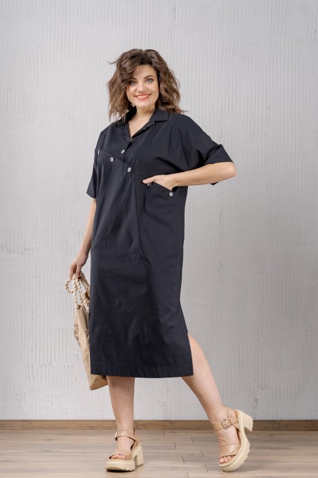 Платье DЕESSES 1180 черный размер 50-58 #3