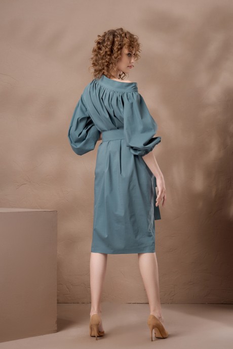 Платье DЕESSES 1171.1 темно-бирюзовый размер 44-50 #4