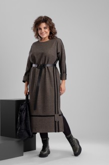 Платье DЕESSES 1200 серо-коричневый #1