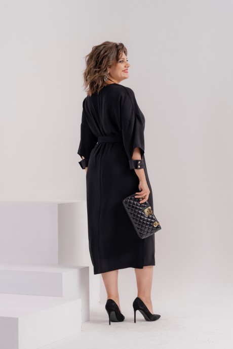 Вечернее платье DЕESSES 1207 черный размер 50-58 #4