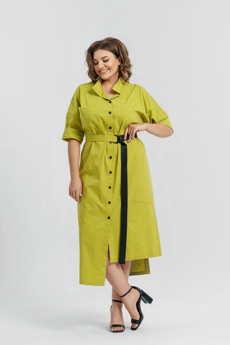 Платье DЕESSES 1206 зеленый размер 50-58 #3