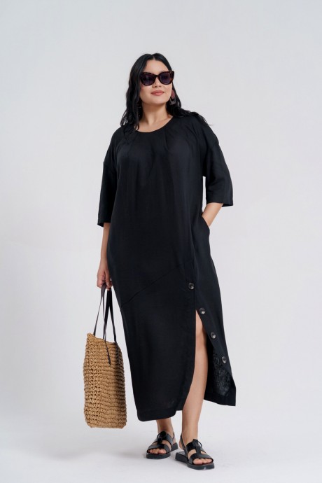 Платье DЕESSES 1214.1 черный размер 50-58 #1