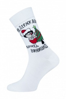 Носки (комплект 5 пар) Брестский чулочный комбинат 4200 рис.324 белый